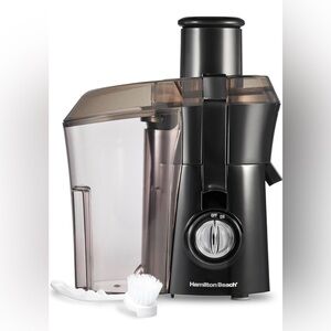 Hamilton Beach Black and Clear Juicer